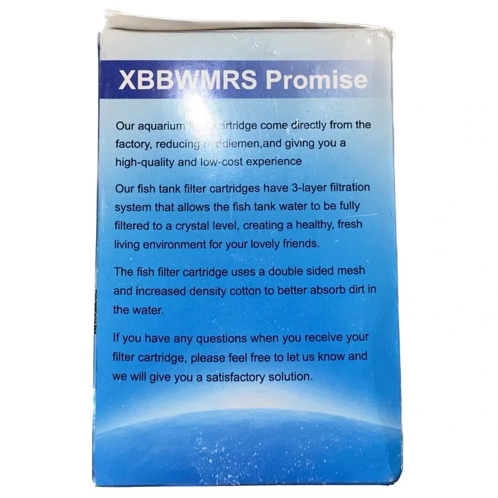XBBWMRS 9PK Medium Filter Cartridges for Tetra Whisper Bio-Bag Filters PF10 10i